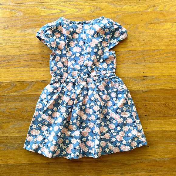 Mini Boden Floral Dress Size 3T - Picture 2 of 2